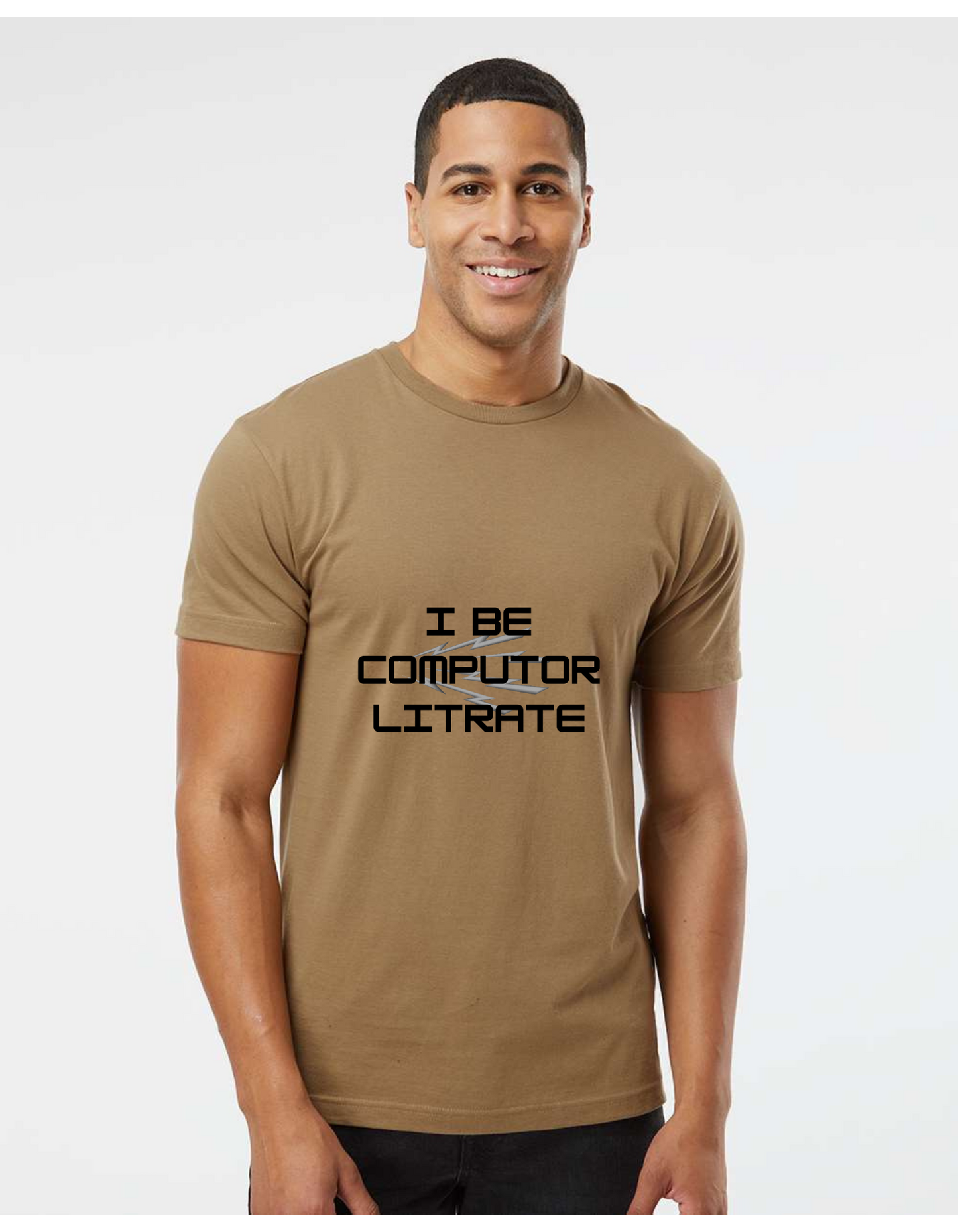 Sparks are Computor Litrate - Adult Short Sleeve T-Shirt