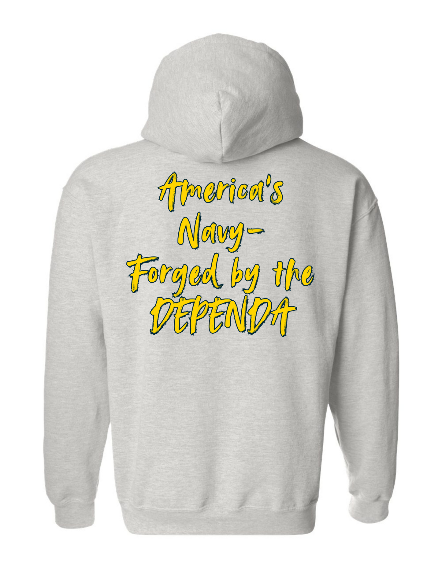 Navy Dependa - Adult Hoodie Heavy