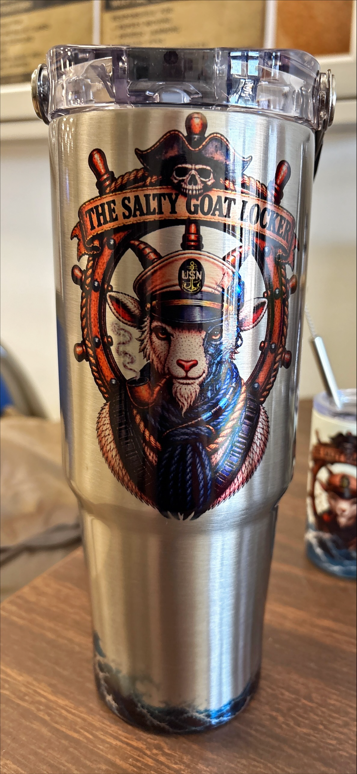 Navy Chief's (SGL) 30oz TriSip Tumbler