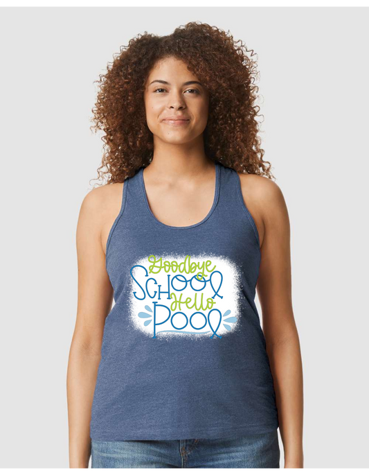 From School 2 Pool Adult Women's Tank-Top