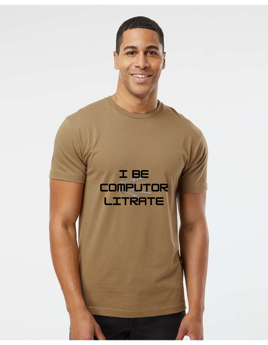 Sparks are Computor Litrate - Adult Short Sleeve T-Shirt