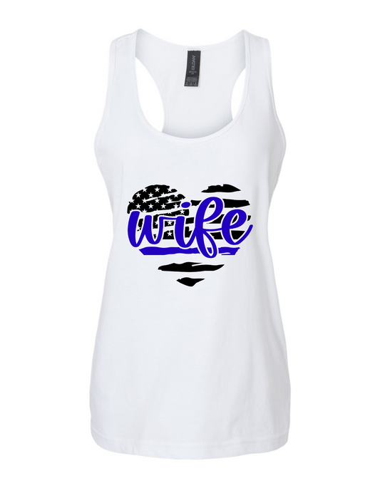 Police Wife Adult Women's Tank-Top